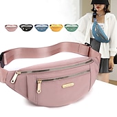 olcso univerzális telefontáska-oxford textil fanny pack, női nagy kapacitású deréktáska