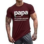 Недорогие Мужская графическая футболка-Смешная графическая футболка для мужчин о папе | Как дедушка только круче супергерой и красивый