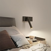cheap LED Wall Lights-Lightinthebox LED Wall Lamps 7W Creative Rotate Adjustable Wall Lightemote Control Bedroom Bedside Reading Light