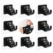 economico Accessori per tende-asta per tende a tensione bianca aste a molla asta per tende espandibile regolabile, per bagno, cucina, finestra, armadio, armadio, libreria progetti fai da te