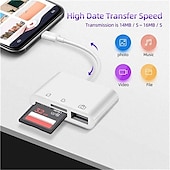 Χαμηλού Κόστους Περιφερειακά Η/Υ-usb c sd card reader adapter type c micro sd tf card reader multifunction 3-in-1 otg adapter for laptop macbooks φορητές κάμερες