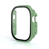 economico Cover per smartwatch-Custodia per orologi con protezione per lo schermo Compatibile con Apple Watch Ultra 49mm / Series 8 7 41mm 45mm / Series 6 5 4 SE 40mm 44mm / Series 3 2 1 38mm 42mm Resistente agli urti PC rigido