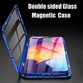 economico Cover Samsung-telefono Custodia Per Samsung Galaxy A34 A54 A73 A53 A33 A72 A52 A42 A71 A51 A31 A21s A12 A32 A13 Custodia ad adsorbimento magnetico con Proteggi Schermo Magnetico Protezione Completa Trasparente