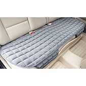 cheap Car Seat Covers-Plush Plaid Thicken Warm Car Seat Cushion Pad Car Seat Protector Car Front Rear Seat Covers For Car SUV Truck Car Accessories