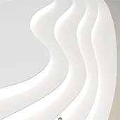 billige Taklamper med dimming-moderne taklampe som kan dimmes med fjernkontroll 56 cm innfelt taklampe akryl lampeskjerm lysekrone soverom stue