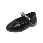 tanie Obuwie płaskie dla dzieci-Dla dziewczynek Buty płaskie Codzienny Eleganckie buty Mary Jane Lolita PU Wodoszczelny Oddychalność Antypoślizgowe Wielkie dzieci (7 lat +) Małe dzieci (4-7 lat) Maluch (2-4 lata) Szkoła Ślub Impreza