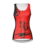economico Maglie da donna-Per donna Gilet da ciclismo Maglia da ciclismo Senza maniche Bicicletta Gilet / Gilet Maglietta / Maglia Superiore con 3 tasche posteriori Ciclismo da montagna Cicismo su strada Traspirante