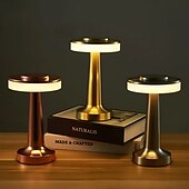 olcso Asztali lámpák-retro érintőképernyős led töltő asztali lámpa kreatív étkező szálloda bár dohányzóasztal lámpa kültéri éjszakai lámpa nappali dekoratív asztali fényerő-szabályozó lámpa