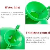 cheap Garden &amp; Urban Farming-5pcs Reusable Plant Rooting Device Plant Rooting Grow Box High Pressure Propagation Ball Grafting Device Botany Root Controller Garden Plant Rooter Box For Rose Tree Fruit Bush Magnolia