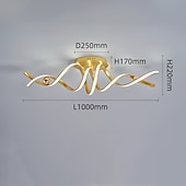 Недорогие Линейный дизайн-светодиодный подвесной светильник с круглой круглой линией, 100 см, алюминиевый островной светильник для столовой, спальни, подвесные светильники, 110-240 В, только диммируемый с дистанционным