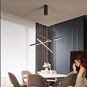 abordables Suspension-led pendentif lumière 3/5/7/9 têtes cluster design spoutnik design lustres pour salle à manger chambre lampes suspendues 110-240v seulement dimmable avec télécommande