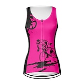 economico Maglie da donna-Per donna Gilet da ciclismo Maglia da ciclismo Senza maniche Bicicletta Gilet / Gilet Maglietta / Maglia Superiore con 3 tasche posteriori Ciclismo da montagna Cicismo su strada Traspirante