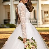 cheap Little White Dresses-Reception Simple Wedding Dresses Wedding Dresses A-Line Sweetheart Strapless Ankle Length Lace Bridal Gowns With Pleats Solid Color dress to impress Fall Wedding 2025