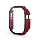 economico Cover per smartwatch-Custodia per orologi con protezione per lo schermo Compatibile con Apple Watch Ultra 49mm / Series 8 7 41mm 45mm / Series 6 5 4 SE 40mm 44mm / Series 3 2 1 38mm 42mm Resistente agli urti PC rigido