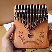 זול כלי מוזיקה-21 מפתחות kalimba מתנות חג המולד הטובות ביותר לילדים מבוגרים ומתחילים