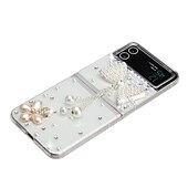 billige Samsung-etui-telefon Etui Til Samsung Galaxy Z Flip 6 Z Flip 5 Z Flip 4 Z Flip 3 Flip Case Flipp Bling Rhinstein Krystall diamant PC