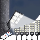 cheap Street Lights-Solar Street Lights Outdoor Waterproof  High Brightness Dusk to Dawn LED Lamp with Motion Sensor Remote Control for Garden Patio Porch Garage