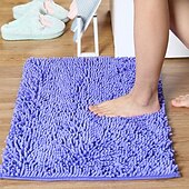 economico Tappeto bagno assorbente-tappetino da bagno in ciniglia tappeto da bagno antiscivolo, tappetini antiscivolo zerbino tappeto da bagno antiscivolo tappeti da cucina zerbini tappetino per soggiorno, bagno