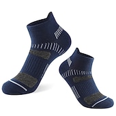 baratos meias masculinas-Homens 2 pares Meias Meias Tornozelo Meias Curtas Preto Branco Cor Listrado Casual Diário Básico Média Verão Primavera Outono à moda Tradicional / Clássico