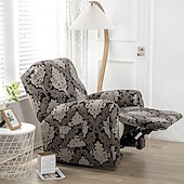 cheap Recliner Chair Cover-Stretch Recliner Cover Recliner Covers 1 Seater Armchair Couch Slipcover with Elastic Loop, Anti-cat Scratch Furniture Protector for Kids, Pets, Dogs, Cats