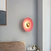 billige Vegglamper for innendørsbruk-innendørs vegglampe led kobber sirkel design stue soverom metall vegglamper 3000k e26 vegglampe for soverom bad