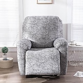 cheap Recliner Chair Cover-Stretch Recliner Cover Recliner Covers 1 Seater Armchair Couch Slipcover with Elastic Loop, Anti-cat Scratch Furniture Protector for Kids, Pets, Dogs, Cats