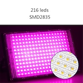 זול נורות גידול צמחים-צמחים אור phytolamp עבור 216 led לגדל אור פיטו מנורת מלא ספקטרום נורה הידרופונית מנורת חממה זרעי פרחים אוהל גידול