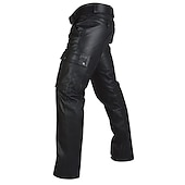 economico Fondi-Punk &amp; Gotico Medievale Steampunk Pantaloni Pantaloni da moto a gamba dritta Cavalieri Motociclisti Per uomo Casual Quotidiano Adulti Pantaloni