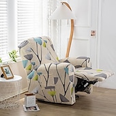 cheap Recliner Chair Cover-Stretch Recliner Cover Recliner Covers 1 Seater Armchair Couch Slipcover with Elastic Loop, Anti-cat Scratch Furniture Protector for Kids, Pets, Dogs, Cats