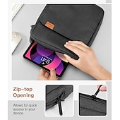 baratos Bolsas, estojos e luvas para laptop-bolsa de ombro para laptop capa para tablet compatível com macbook air pro hp dell lenovo asus chromebook capa para notebook bolsa de viagem bolsa de transporte capa para laptop com alça