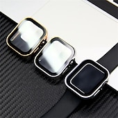 Χαμηλού Κόστους Smartwatch Θήκη-Θήκη ρολογιού με προστατευτικό οθόνης Συμβατό με Apple Watch Ultra 49mm / Series 8 7 41mm 45mm / Series 6 5 4 SE 40mm 44mm Ανθεκτική σε πτώσεις Σκληρός υπολογιστής Παρακολουθήστε Κάλυμμα