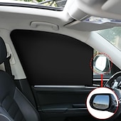 お買い得  車用サンシェード＆サンバイザー-車のブラインド 磁石バックル 簡単に設置できます 用途 ユニバーサル フロントウィンドウ 右助手席側 サイドウィンドウ ペット用 赤ちゃん サンケア ポリエステル 27*22*0.2 cm