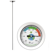 billige plantepleietilbehør-kompost jord hagearbeid termometer superlangt rustfritt stål sonde gjødsel test termometer 50cm