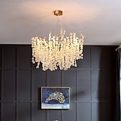 cheap Chandeliers-LED Chandeliers Modern Luxury, 60cm Gold Crystal for Home Interiors Kitchen Bedroom Iron Art Tree Branch Lamp Creative Lamp Light 85-265V