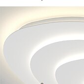 billige Taklamper med dimming-moderne taklampe som kan dimmes med fjernkontroll 56 cm innfelt taklampe akryl lampeskjerm lysekrone soverom stue