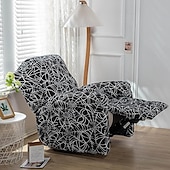 cheap Recliner Chair Cover-Stretch Recliner Cover Recliner Covers 1 Seater Armchair Couch Slipcover with Elastic Loop, Anti-cat Scratch Furniture Protector for Kids, Pets, Dogs, Cats