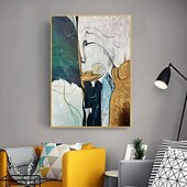 abordables Peintures Abstraites-Mintura main guitare peintures à l&#039;huile sur toile mur art décoration moderne abstrait image pour la décoration intérieure roulé sans cadre non étiré peinture