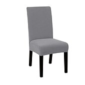abordables Funda para silla de comedor-Funda para silla de comedor repelente al agua, funda elástica para asiento de silla, funda de licra con protector inferior elástico para comedor, ceremonia de boda, lavable duradera