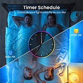 cheap WiFi&amp;Music Control-RGBIC LED Strip Compatible with Alexa Google Home Color Changing LED Light Music Sync TUYA WiFi for Bedroom Ceiling Playroom Shustar