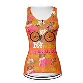 tanie Damskie koszulki-Damskie Kamizelka rowerowa Koszulka rowerowa Graficzny Litery i cyfry Śmieszne Bez rękawów Rower Kamizelka Dżersej Top z 3 tylnymi kieszeniami Kolarstwo górskie Kolarstwie szosowym Szybkie wysychanie