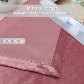 preiswerte Blackout -Vorhang-Verdunkelungsvorhang, Samt, Bauernhaus-Optik, Ösen, IKEA-Serie, Vorhangpaneele für Wohnzimmer, Schlafzimmer, Tür, Küche, Fensterbehandlungen, wärmeisoliert, Raumverdunkelung