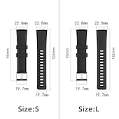 abordables Correas de reloj Fitbit-Correa de Smartwatch Compatible con Fitbit Versa 2 / Versa Lite / Versa SE / Versa Silicona Reloj inteligente Correa Suave Elástico Ajustable Correa Deportiva Reemplazo Pulsera