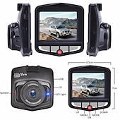 cheap Car DVR-1080p New Design / Full HD Car DVR 150 Degree Wide Angle 2.4 inch IPS Dash Cam with Night Vision / motion detection / Loop recording Car Recorder