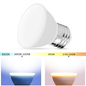 cheap Smart Lights-LED Light Cup RGB Remote Control 16-Color Magic Spot Light GU10 Interior Decoration Light E27 Bar Festival Atmosphere