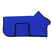 ieftine halat de baie purtabil-prosop pentru animale de companie absorbant cu uscare rapidă halat de baie pentru câini mare verde animal de companie it wrap talie halat de baie