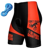 preiswerte Fahrradhosen Herren-Herren Radunterhose Radhose Fahhrad Gepolsterte Shorts / Gämse Unten MTB Mountain Rennrad Sport Graphic 3D-Pad Atmungsaktiv Schnelltrocknend Feuchtigkeitsableitung Gelb Rot Polyester Spandex