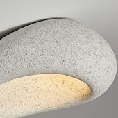 olcso Tompítható mennyezeti lámpák-ovális kreatív mennyezeti lámpabúra, modern wabi-sabi stílusú mennyezeti lámpa, elegáns északi nappali mennyezeti csillár, minimalista mennyezeti lámpa