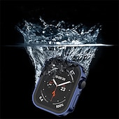 Χαμηλού Κόστους Smartwatch Θήκη-Θήκη ρολογιού με προστατευτικό οθόνης Συμβατό με Apple Watch Ultra 49mm / Series 8 7 41mm 45mm / Series 6 5 4 SE 40mm 44mm Ανθεκτική σε πτώσεις Σκληρός υπολογιστής Παρακολουθήστε Κάλυμμα