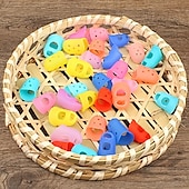 abordables Instrumentos musicales-10 unids/set dedal para dedos, guantes de silicona antiquemaduras para tocar la guitarra, protección para los dedos, guante artesanal diy, herramienta de cocina para coser