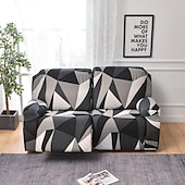 cheap Recliner Chair Cover-Stretch Reclining Couch Covers 2 Seater Loveseat Reclining Sofa Cover Couch Slipcover with Elastic Loop, Anti-cat Scratch Furniture Protector for Kids, Pets, Dogs, Cats
